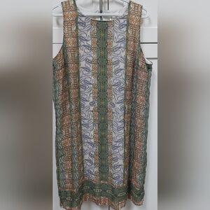 Tacera sleeveless bohemian dress